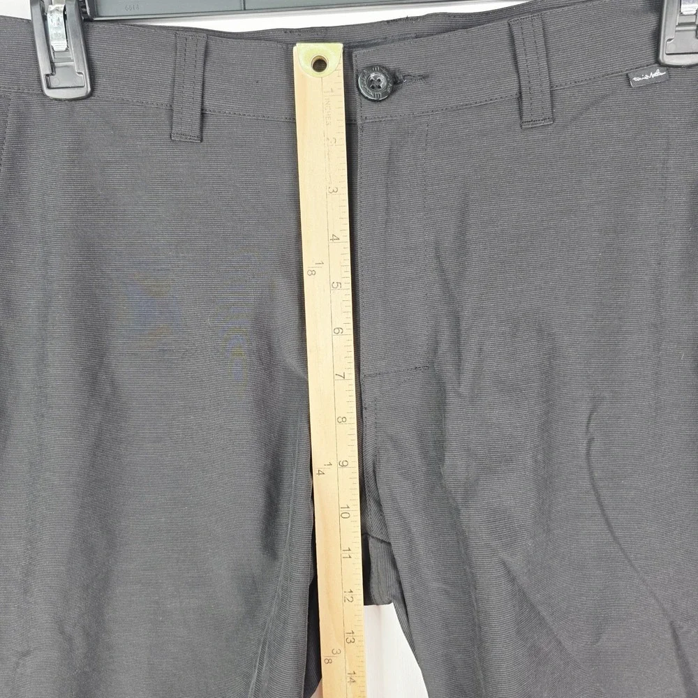 Travis Mathew Mens Sz 34 Beck Shorts Black Performance‎ Golf Lightweight Stretch